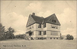 High School and Grounds Peterborough, NH Postcard Postcard Postcard