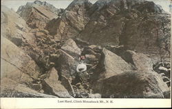 Last hard Climb, Mt. Monadnock Mount Monadnock, NH Postcard Postcard Postcard