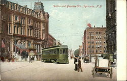 Selina and Genesee Streets Syracuse, NY Postcard Postcard Postcard