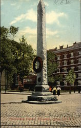 Paulus Hook Soldiers Monument Postcard
