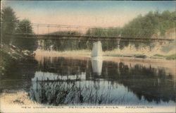 New Union Bridge at Pemigewasset River Postcard