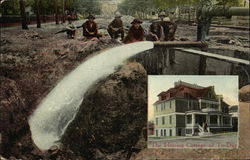 The Herring Cottage and Artesian Well Postcard
