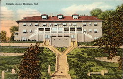 Hillside Hotel Postcard