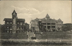 Two Buildings, Iowa? Postcard