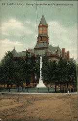 County Court House and Federal Monument Fort Smith, AR Postcard Postcard Postcard