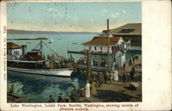 Lake Washington, Leishi Park Postcard