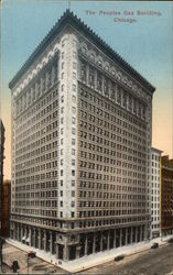 Corner View Of The Peoples Gas Building Postcard