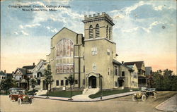 Congregational Church, College Avenue Postcard