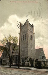 First Congregational Church Somerville, MA Postcard Postcard Postcard