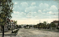 Broadway View Postcard