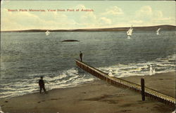 View frolm Foot of Avenue Postcard