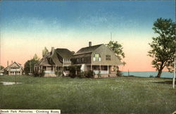 Residence and Climbing Roses Postcard
