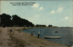 Rice's Cottage and Haycock Point, Indian Neck Postcard