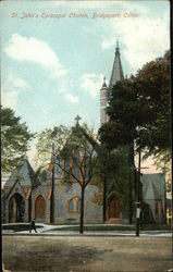 St John's Episcopal Church Bridgeport, CT Postcard Postcard Postcard