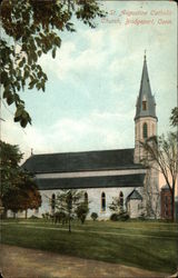 St. Augustine Catholic Church Bridgeport, CT Postcard Postcard Postcard