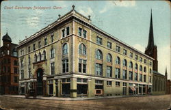 Street View of Court Exchange Postcard