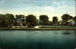 Lake, Sea Side Park Postcard