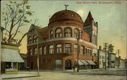 Red Men's Hall Postcard