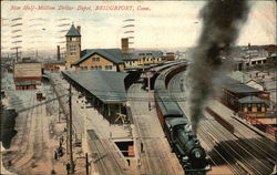 New Half-Million Dollar Depot Bridgeport, CT Postcard Postcard Postcard