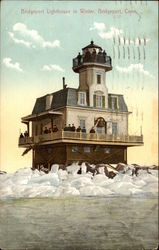 Bridgeport Lighthouse in Winter Bridgeport Lighthouse in Winter