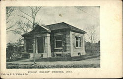 Public Library Postcard