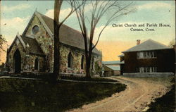 Christ Church and Parish House Canaan, CT Postcard Postcard Postcard