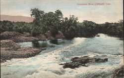 Scenic View of Housatonic River Canaan, CT Postcard Postcard Postcard