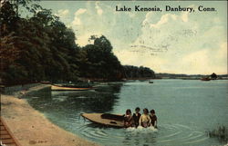 Lake Kenosia Danbury, CT Postcard Postcard Postcard