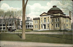 Street View of Court House Postcard