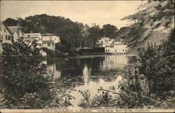 Houses along Keyboard Lake Postcard