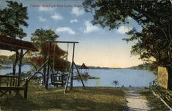 Golden Spur Park With Lake View East Lyme, CT Postcard Postcard Postcard