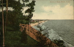 Waterfront scene Postcard