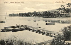 Judd's Landing at Bantam Lake Postcard