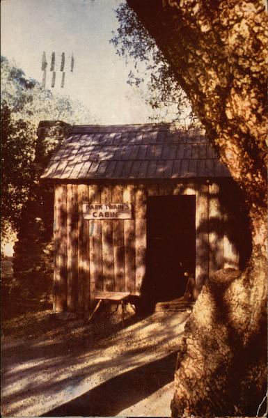 Mark Twain's Cabin, Mother Lode Country Tuttletown California