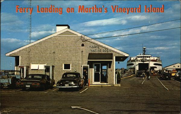 Ferry Landing on Martha's Vineyard Island Massachusetts