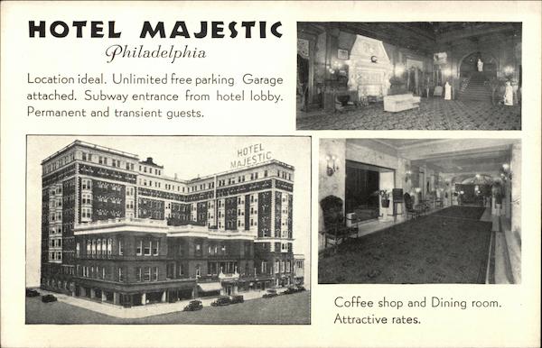 Hotel Majestic Philadelphia Pennsylvania