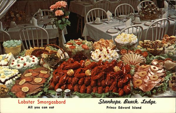 Stanhope Beach Lodge - Lobster Smorgasbord Canada Prince Edward Island