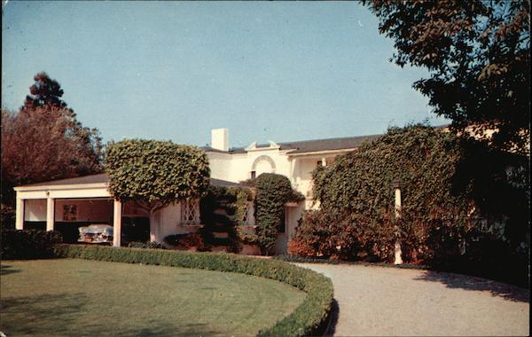 Home of Joan Crawford - World Famous Motion Picture Star Brentwood Heights California