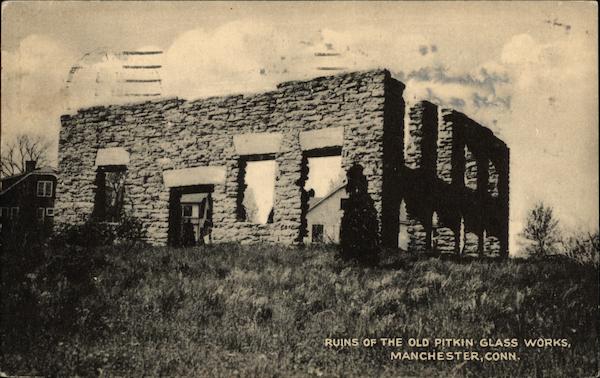 Ruins of the Old Pitkin Glass Works Manchester Connecticut