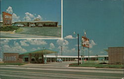 Sands Motel - Canton Cafe Postcard