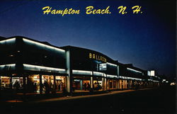 View of Famous Casino Hampton Beach, NH Postcard Postcard Postcard