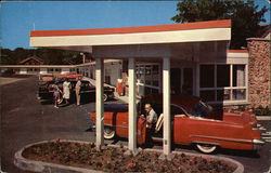 Presidents' City Motel Postcard