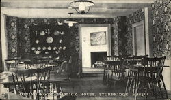 Dining Room, Publick House Sturbridge, MA Postcard Postcard Postcard