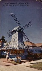 Typical Windmill Bakery Store Los Angeles, CA Postcard Postcard Postcard