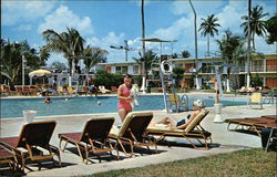 Poolside Scene, The Holiday Inn Hotel San Juan, PR Puerto Rico Postcard Postcard Postcard