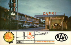 Capri Motel New Orleans, LA Postcard Postcard 