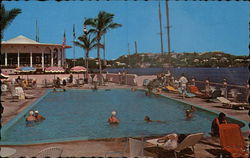 The Pool At The Princess Hotel Postcard