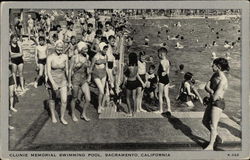 Clunie Memorial Swimming Pool Postcard