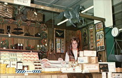 Larry's Woodworking and Country Store Postcard