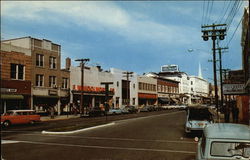 Main Street of the Largest City in Litchfield County Postcard